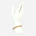 yellow gold plated bracelet - delows