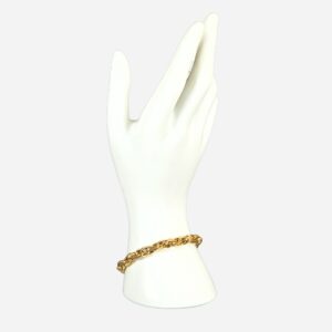 yellow gold plated bracelet - delows