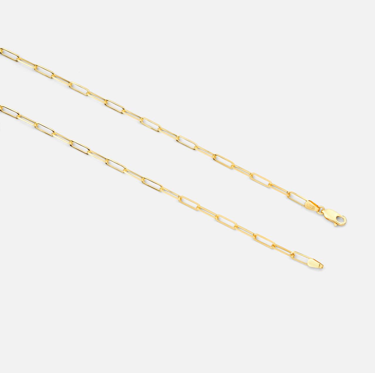 Solid Gold chain necklace