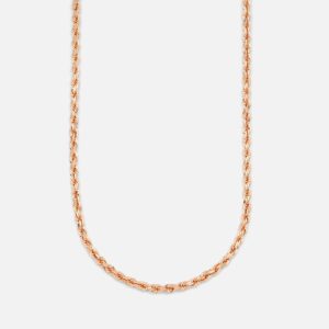 rose gold chain necklace - Delows