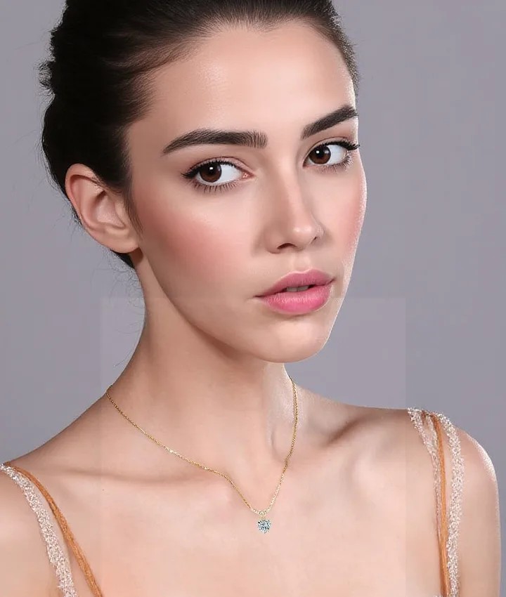 heart shaped diamond necklace